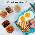 thumbnail image 4 of 30PCS Double Compartment Condiment Container Reusable Snack Container 2 Compartments With Lids Snack Pack Container Sauce Containers Condiment Containers With Used For Take-out Condiments, 4 of 8