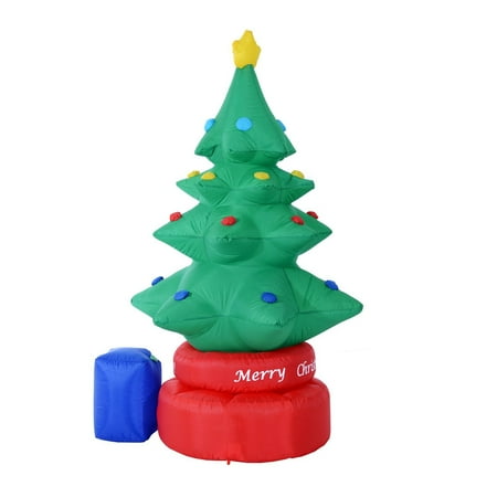 Homcom Christmas Inflatable Indoor Lighted And Animated Yard
