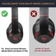 thumbnail image 2 of Almohadillas de repuesto para auriculares inalámbricos supraurales Beats Solo 2 y Solo 3, almohadillas con cuero proteico suave, grosor adicional, 2 of 4