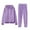 Purple, variant on Women'S Sweatsuits - Long Sleeve Hoodie With Jogger Pants Set Womens Matching Sets Womens Lounge Sets