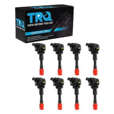 TRQ Ignition Coils Pack Kit Set of 8 for 06-10 Honda Civic Hybrid 1.3L ICA61612