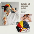 thumbnail image 5 of German America Flag Sleep Cap Satin Bonnet Sleeping Hat Soft Elastic Night Hair Cover For Women, 5 of 8