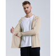 thumbnail image 4 of Locachy Veste à Capuche Légère pour Hommes UPF 50+ Protection Solaire Extérieure à Fermeture Éclair Complète Manches Longues pour la Pêche Randonnée Performance, 4 of 8