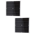 thumbnail image 2 of 2 piezas 20V 25W Panel solar 30A Juego de cables de controlador de carga solar Kit de sistema fotovoltaico, 2 of 10