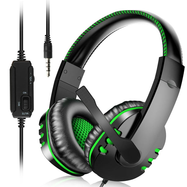 Microbe kaskade Talje Stereo Gaming Headset for PC, PS4, Xbox One, EEEkit Gaming Headphones with  Mic Noise Cancelling, Stereo Surround Bass, 3.5mm Over-Ear Wired Headphones  for Nintendo Switch, Laptop, Desktop, Mac - Walmart.com