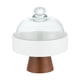 thumbnail image 1 of Soporte de madera para tartas, plato para dulces con tapa, bandeja para aperitivos y frutas, plato para frutas, soporte para exhibición de frutas secas, bandeja para servir para, 1 of 9