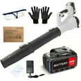 thumbnail image 3 of (HJG)--Cordless Leaf Blower 20V Electric Leaf Blower With4.0Ah Batteries And Fast Charger, Variable Speed, Turbo Mode, Battery Powered Handheld Leaf Blowers For Lawn Care And Clearance Yard Leaves;'[, 3 of 7