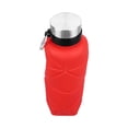 thumbnail image 1 of Botella De Agua Plegable De 700ml, Botella De Agua Segura Para Niños De Boca Ancha De Silicona De Alimentaria Con Mosquetón Para Deportes De Viaje, 1 of 7