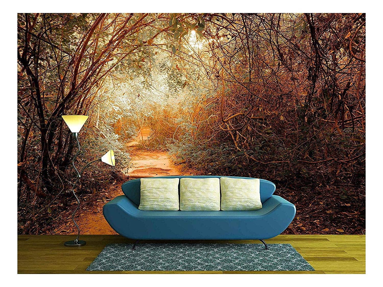 Surreal Zoom Backgrounds - HUAYI magic surreal enchanted forest with