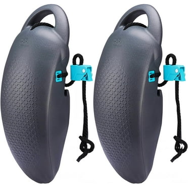 2Pc EVA Pontoon Fenders Boat Bumpers for Docking w/ Locking Grooves Large Boat 14-28ft Quick-Release