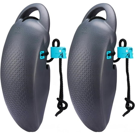 2Pc EVA Pontoon Fenders Boat Bumpers for Docking w/ Locking Grooves Large Boat 14-28ft Quick-Release