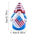 thumbnail image 7 of 10-Pack Independence Day Gnome Figurines, 250th Anniversary Patriotic Miniature Dwarf Ornaments for Desktop Display and Holiday Decor,July 4th Decorations, 7 of 7