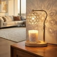 thumbnail image 3 of MEHOOM Crystal Candle Warmer Lamp with Dimmer Timer, Adjustable Height Warmer for Jar Candles, with 2 Bulbs, Home Decor Gifts for Bedroom Living Room, 3 of 9