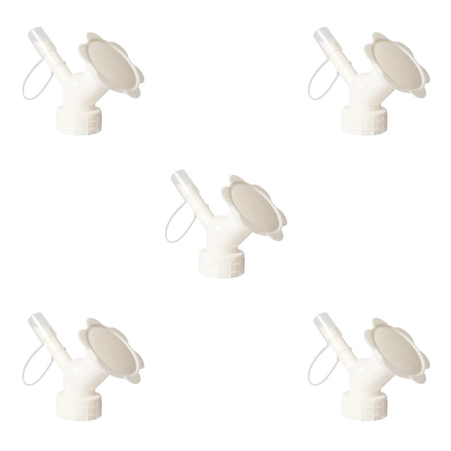 Kearding Boquilla de aspersor de riego Botella de lata de agua de flores Cabeza de aspersión Riego de jardinería portátil para el hogar Blanco Type2 NO2 Kearding CBP084095