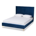 thumbnail image 2 of Baxton Studio Gold Metal Queen Size Platform Bed, 2 of 6