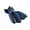 Oceanic Blue/Black, variant on Oceanic Manta Ray Open Heel Fins with Spring Straps