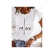 thumbnail image 1 of Short Sleeve Crew Neck Relax Print T-Shirt, Casual Women's Clothing for Spring & Summer, 1 of 7