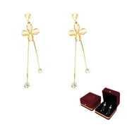 AIDAIL 925 Silver Needle Shiny Fringe Flower Earrings,Hypoallergenic Tassel Earrings for Women Girls
