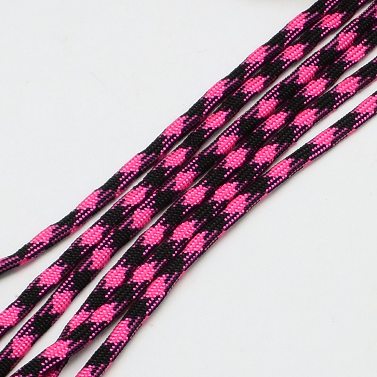 1 bundle 7 Inner Cores Polyester Spandex Cord Ropes for Rope Bracelets Making Deep Pink