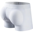 thumbnail image 5 of JOCKMAIL 2PCS/Pack Mens Padded Boxer Brief for Enhancing Buttocks Male Underpants Boxers Pack of 2 Padding Underwear, 5 of 8