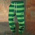 thumbnail image 3 of Men's 3D Printed St. Patrick's Day Elastic Waist Casual Sweatpants, 3 of 4
