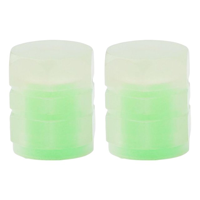 2 tapones luminosos para válvulas de neumáticos de coche y motocicletas. 08 cm