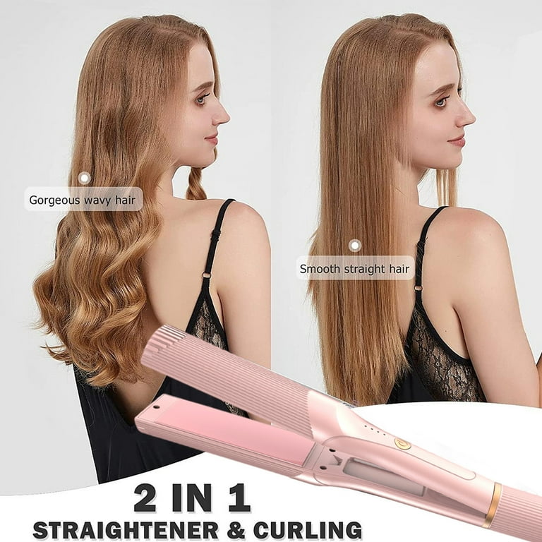 Natural Curls Hair Curler Curling Wand Negative Hair Straightener Without Damaging Hair Curls Fast Heating Crimper Wand Curler In All Hair Type Walmart