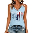 thumbnail image 5 of 250th Anniversary Printed Women Shirts Casual 250 Years Of Freedom T Shirt Sleeveless Tshirts Patriotic Tops, 5 of 5