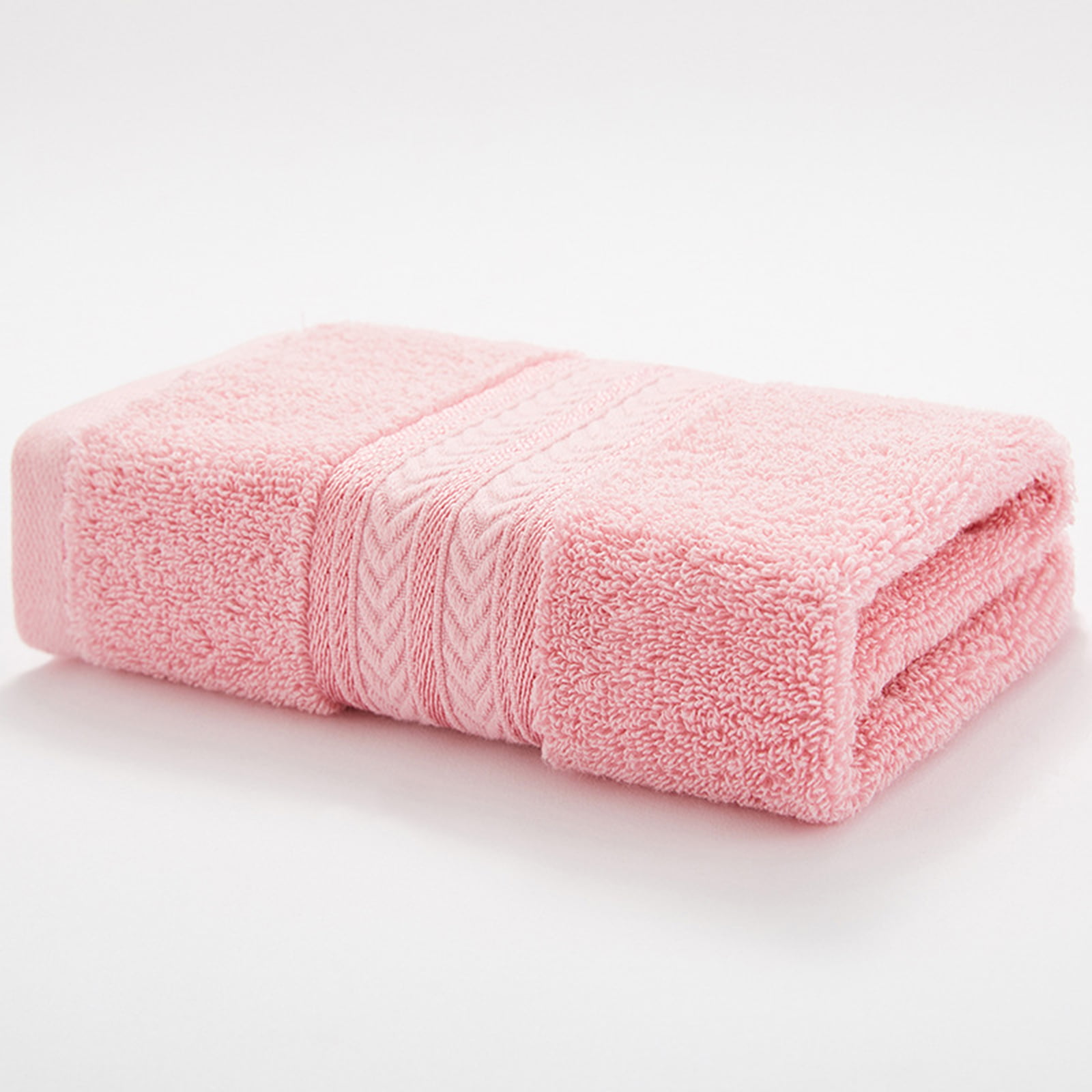 Cotton Multicolor bath face towel Solid Pink Soft Towels Quick dry Absorbency