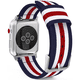 thumbnail image 1 of Compatible con Apple Watch Band, correa de repuesto ajustable de nailon tejido fino para iWatch 38-40mm/42-44mm Series 5/4/3/2/1 Zhivalor 2033271-6, 1 of 8