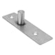 thumbnail image 3 of Bisagra de pivote de puerta de acero inoxidable 201 para puertas de vidrio, herrajes para muebles, 3 of 5