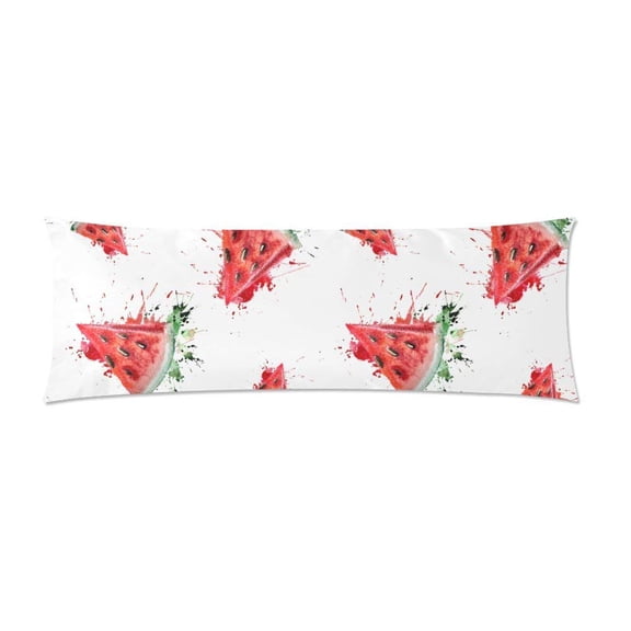 ABPHOTO Watermelons Body Pillow Covers Pillowcase Throw Pillows 20x60 inch