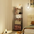 Removable Window Bookcase Satifur 5 Tier Ladder Bookcase with Removable Drawer Tall Standing ...