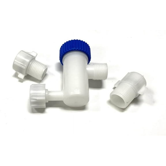 Removable Filter, 7/8 Female to 7/8 Male installs on any type of Toilet Fill Valve by NuFlush