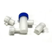 Removable Filter, 7/8 Female to 7/8 Male installs on any type of Toilet Fill Valve by NuFlush