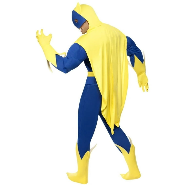 Bananaman Padded Costume Adult Blue Yellow Bananaman Padded Costume Adult Blue Yellow