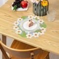 thumbnail image 5 of PGYONG Serviette Décorative Style Petit Broderie Sets de Table Modernes Assiettes Tapis Multi-Usages Serviette Nappe de Table Basse Nappes, 5 of 5