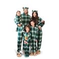 thumbnail image 1 of Pijama de forro polar a cuadros Baby Boys The Children's Place Moose, 1 of 5