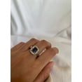 thumbnail image 3 of Carillon Tanzanite Ring, Gemstone Cluster 2.25 ct 925 Sterling Silver Ring for Women, Ring Size : 5, 3 of 4