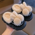 thumbnail image 2 of Winter Cute Fuzzy Slippers for Girls Lovely Anime Sharks Soft Warm Winter House Slippers with Flat Sole Anti-slide Safe Slip-on Slipper Indoor Winter Fashion Footwear, 2 of 6