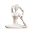 thumbnail image 1 of Figura decorativa de postura de yoga, colección de estatuas, manualidades para escritorio, estante, decoración de mesa El 10x3.5x11cm, 1 of 4