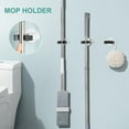 FGY 6 Pieces Broom Holder Mop and Broom Hanger Anti Slip Gripper Wall