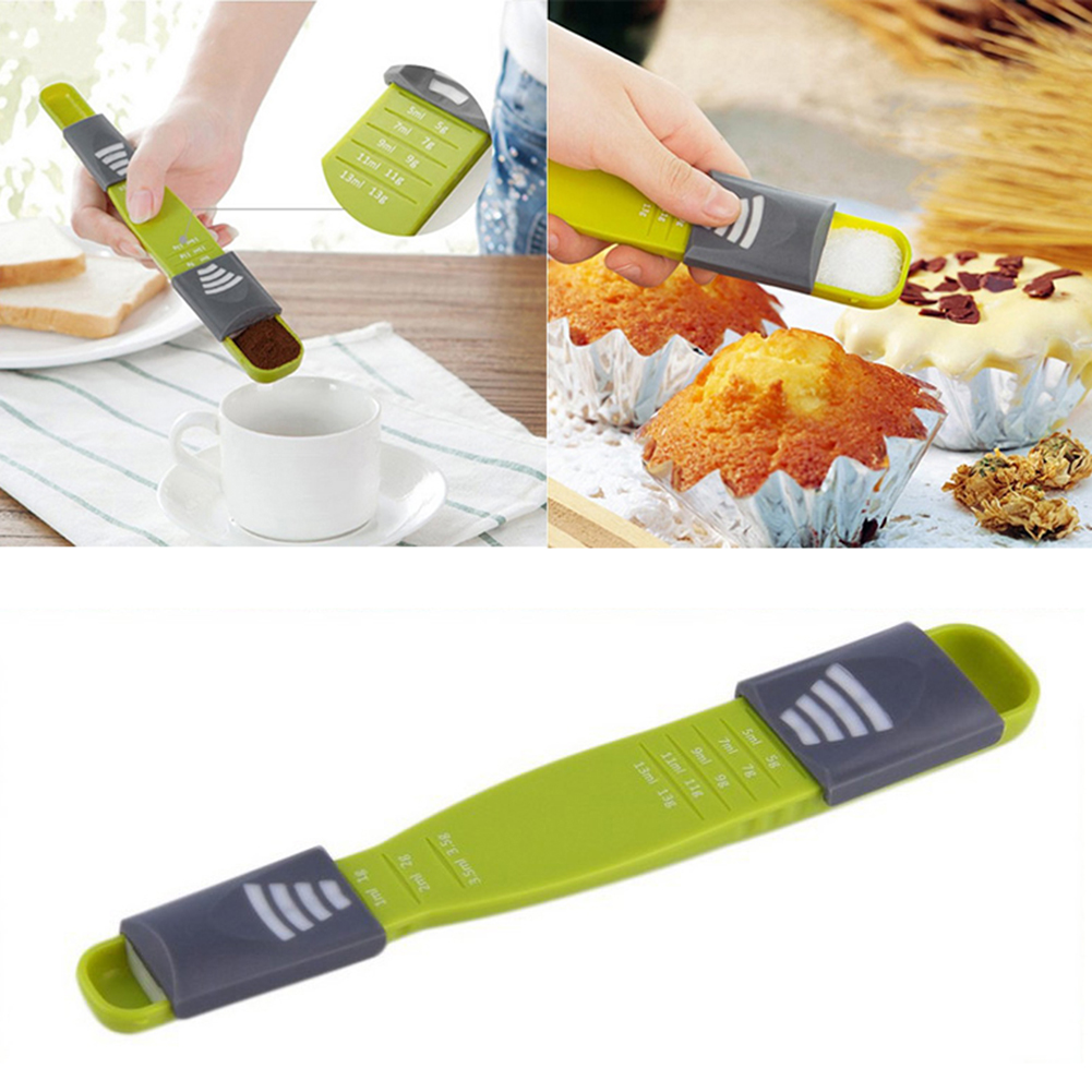 Measuring Spoon Plastic Accurate Spoon Adjustable Baking Cooking Accessories