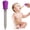 Purple, variant on PPKVUFD 1-Piece Liquid Pipettes Droppers 5ML, Plastic Clear Pipettes with Silicone Bulb Tip, Liquid Dropper for Feeding/Crafts/Candy Mold/Gummy Bear Maker/Oil