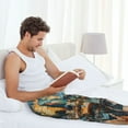 thumbnail image 5 of Sikiie Whimsical Cats Night Cafe Pajama Pants Men, PJ Bottoms, Sleep & Lounge Pants-X-Large, 5 of 6