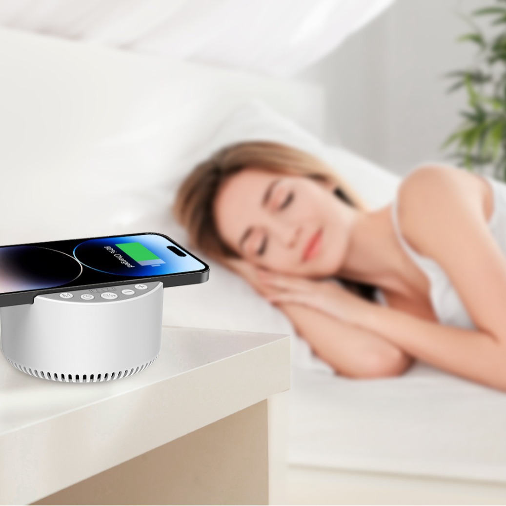 Tancola Baby Sleep White Noise Machine with Wireless Charge and  Bluetooth Speaker