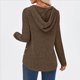 thumbnail image 5 of Sudaderas con Capucha para Mujer, Sudaderas de Gran Tamaño, Camisetas de Larga, Suéteres, Suéteres de Otoño, Tops. Marrón XXL, 5 of 6