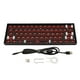 thumbnail image 1 of Kit de teclado mecánico de teclas, teclado mecánico de 61 teclas Accesorios de teclado mecánico Kit de bricolaje de teclado mecánico Durabilidad extendida, 1 of 9