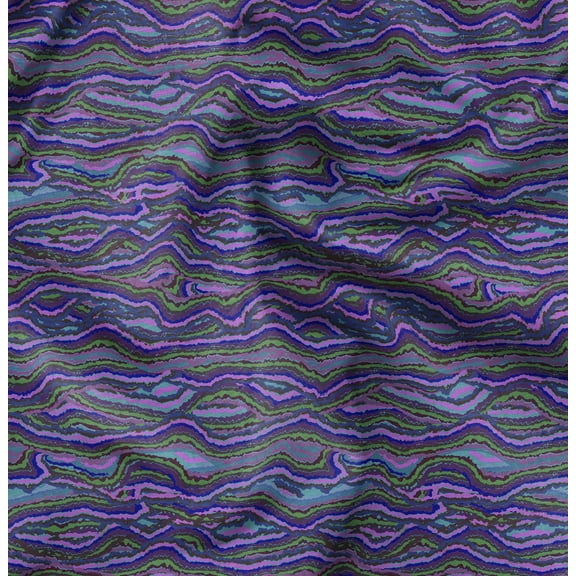 Soimoi Heavyweight Cotton Canvas Fabric Material- 56 Inch Wide, Multicolor- Abstract Print, Ideal For Making Durable Tote Bags, Backpacks, Upholstery, Cushions, Tents, Furniture Covers, 1 Yard