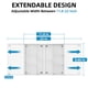 thumbnail image 2 of Organizador de cajones de escritorio Marbrasse ampliable con 10 compartimentos, 2 of 8